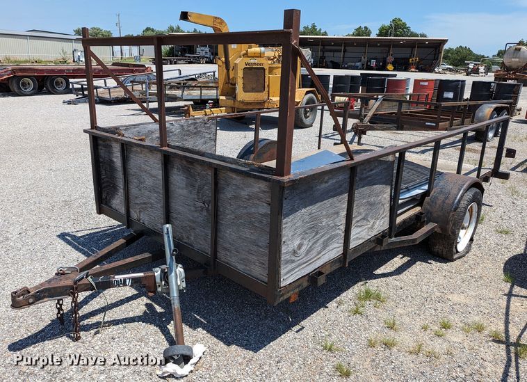 image for item LM9982 Shop built  utility trailer