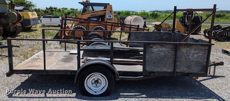 image for item LM9982 Shop built  utility trailer