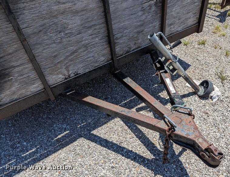 image for item LM9982 Shop built  utility trailer