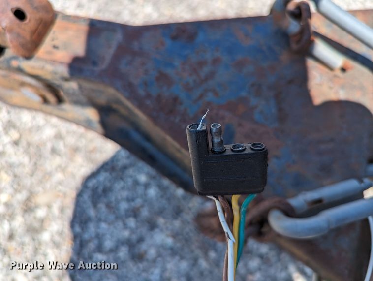 image for item LM9982 Shop built  utility trailer