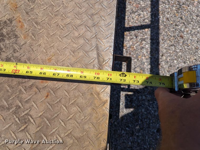 image for item LM9982 Shop built  utility trailer