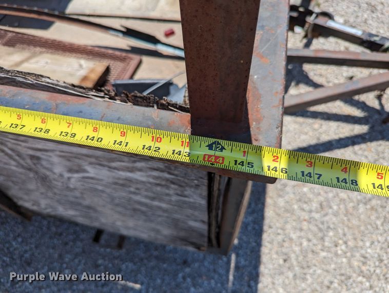 image for item LM9982 Shop built  utility trailer