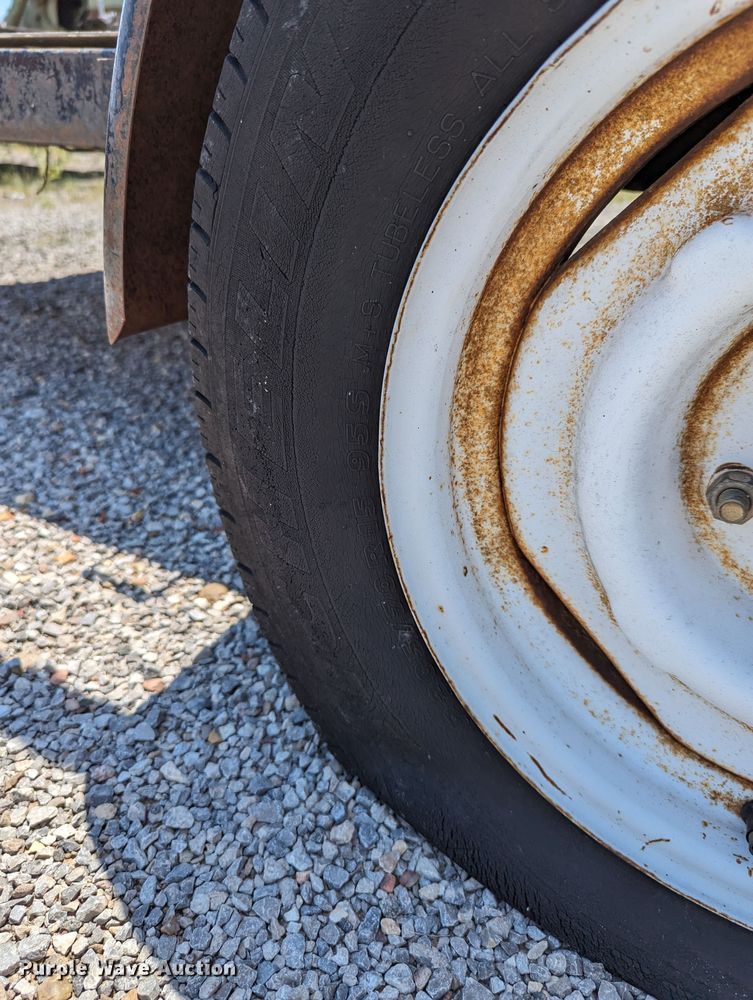 image for item LM9982 Shop built  utility trailer