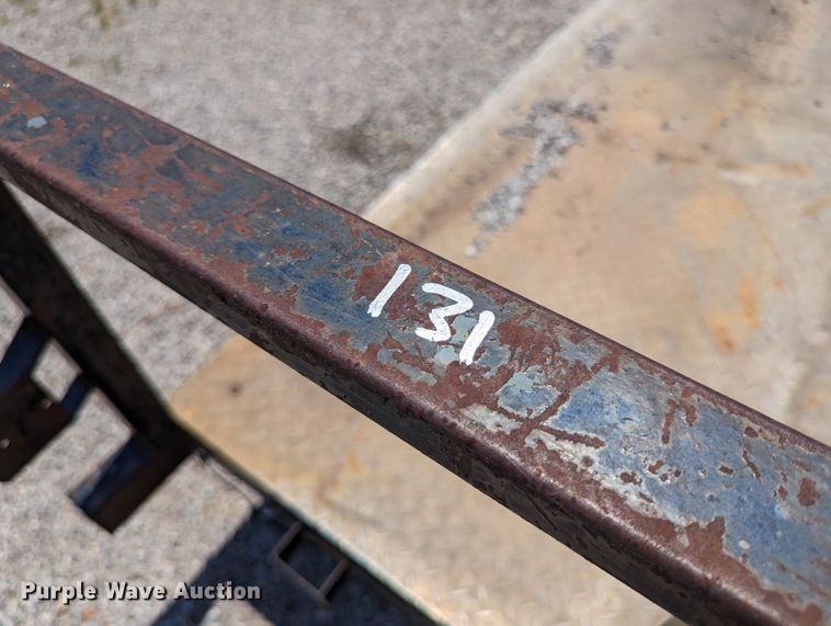 image for item LM9982 Shop built  utility trailer