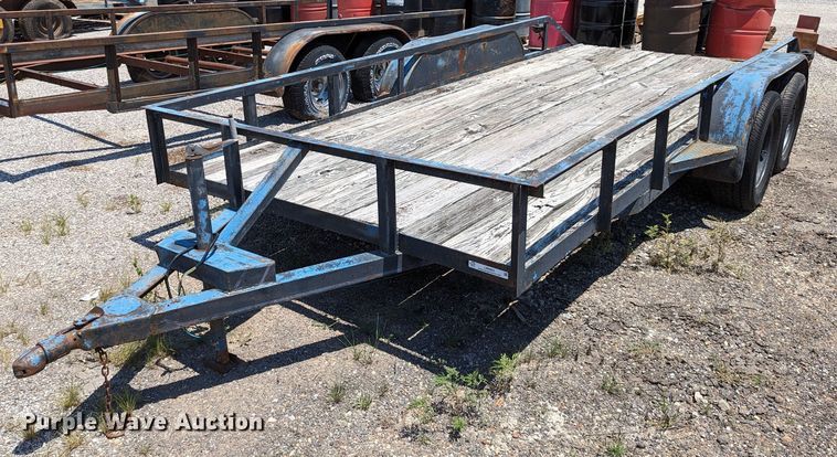 image for item LM9983 Shop built  utility trailer