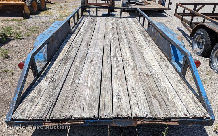 image for item LM9983 Shop built  utility trailer