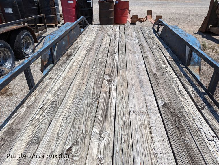 image for item LM9983 Shop built  utility trailer