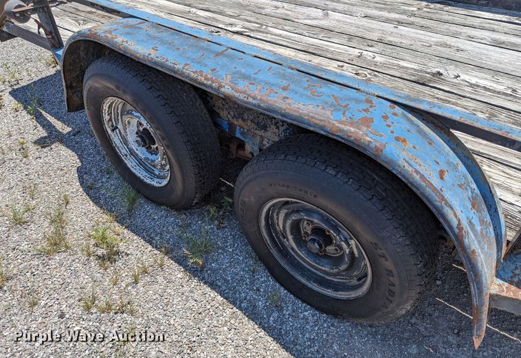 image for item LM9983 Shop built  utility trailer