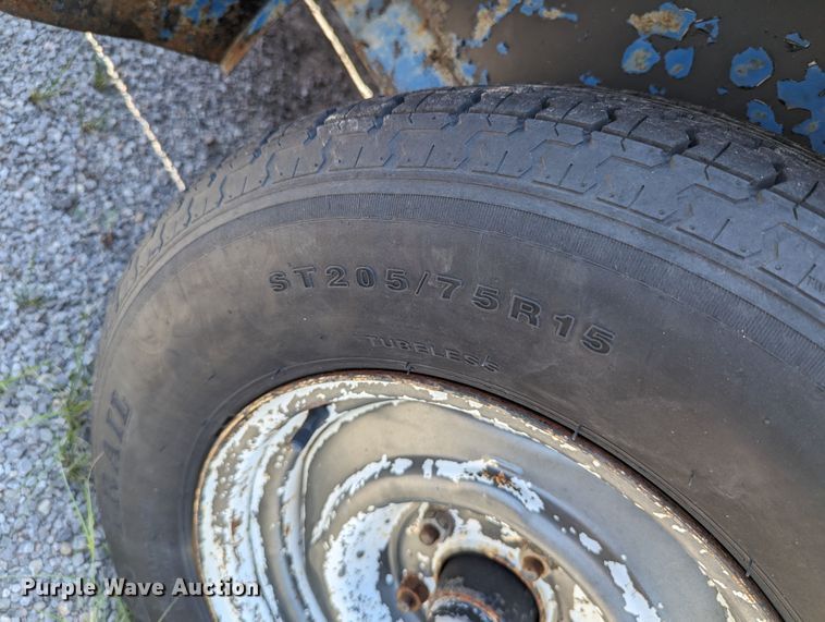 image for item LM9983 Shop built  utility trailer