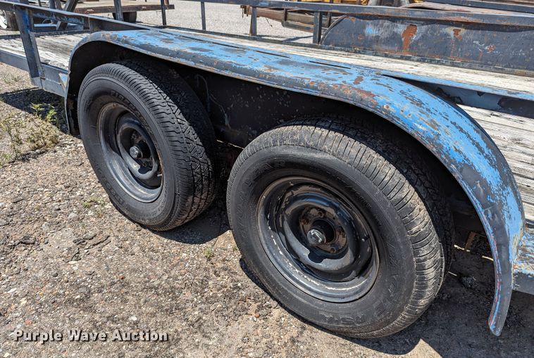 image for item LM9983 Shop built  utility trailer