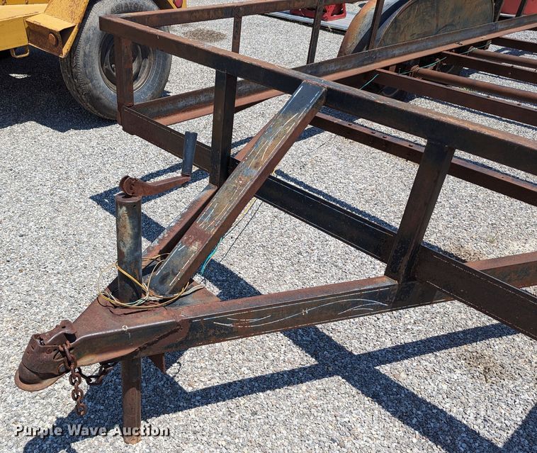 image for item LM9984 Shop built  utility trailer