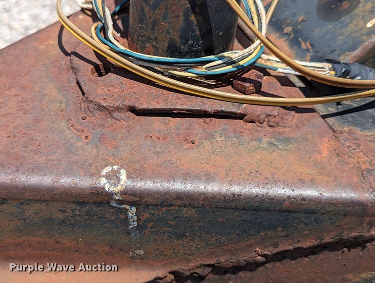 image for item LM9984 Shop built  utility trailer