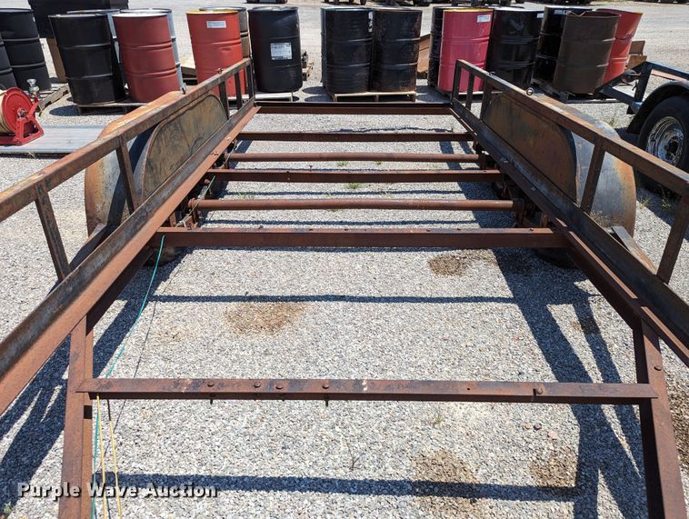 image for item LM9984 Shop built  utility trailer