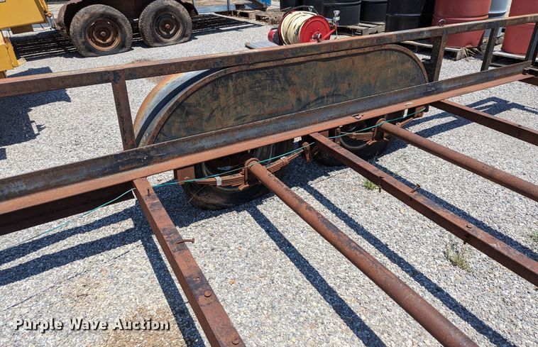 image for item LM9984 Shop built  utility trailer