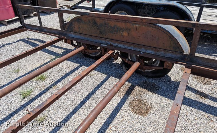 image for item LM9984 Shop built  utility trailer