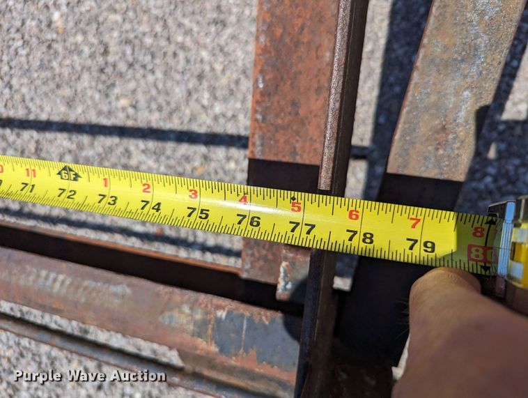 image for item LM9984 Shop built  utility trailer