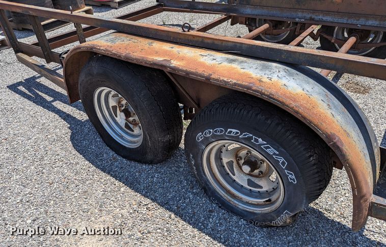 image for item LM9984 Shop built  utility trailer