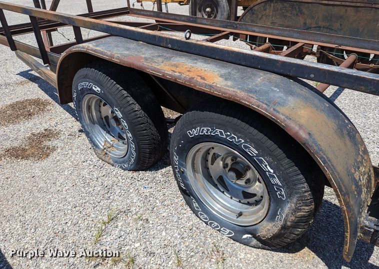 image for item LM9984 Shop built  utility trailer