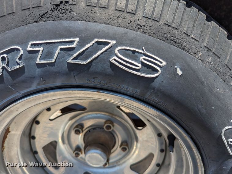 image for item LM9984 Shop built  utility trailer