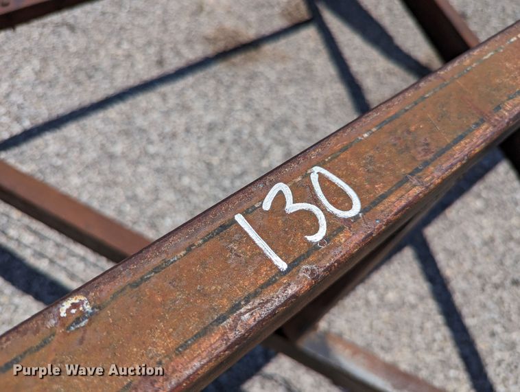 image for item LM9984 Shop built  utility trailer