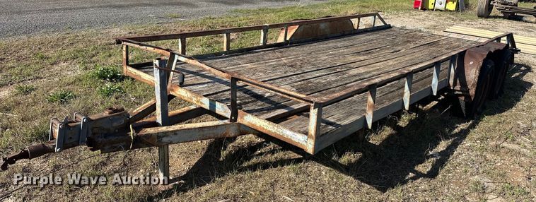 image for item LM9985 Shop built  utility trailer