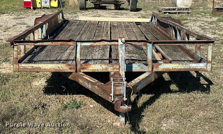image for item LM9985 Shop built  utility trailer