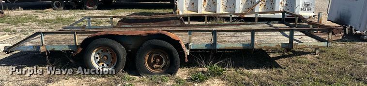 image for item LM9985 Shop built  utility trailer