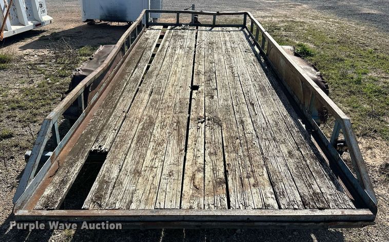 image for item LM9985 Shop built  utility trailer