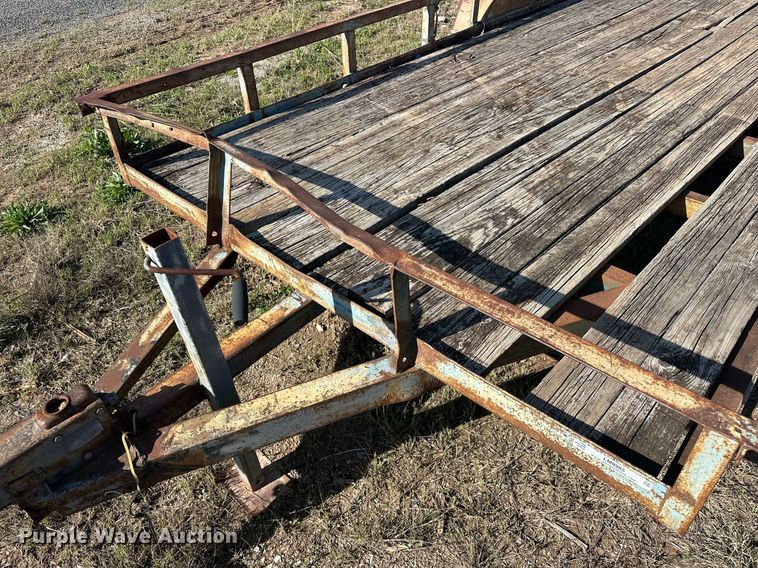 image for item LM9985 Shop built  utility trailer