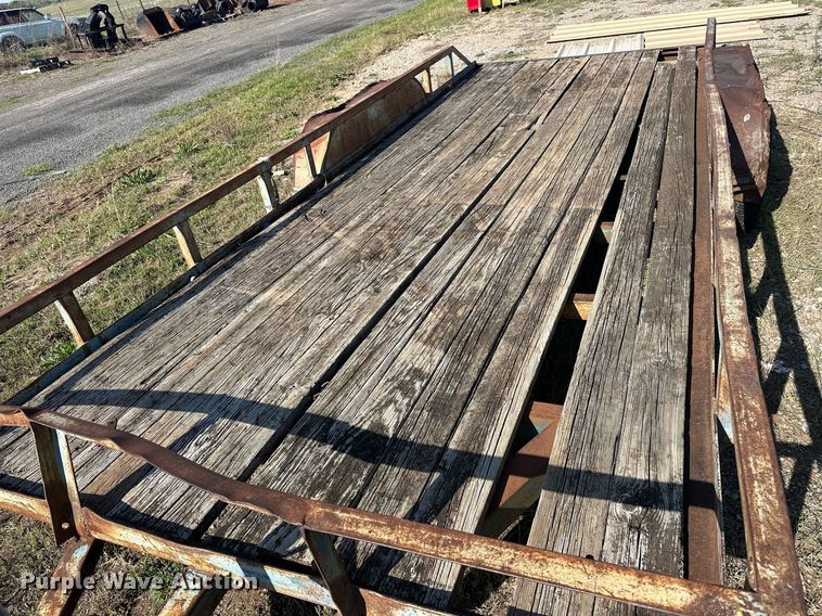 image for item LM9985 Shop built  utility trailer