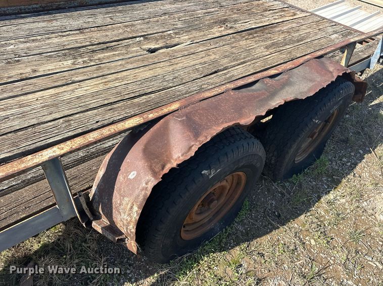 image for item LM9985 Shop built  utility trailer