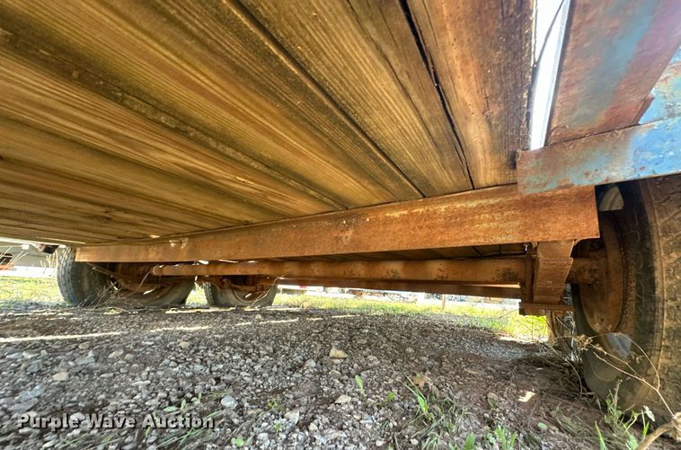 image for item LM9985 Shop built  utility trailer