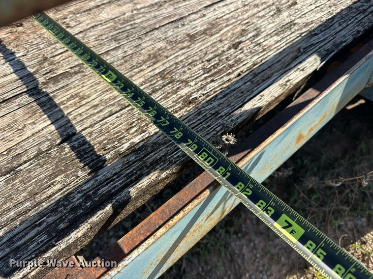 image for item LM9985 Shop built  utility trailer