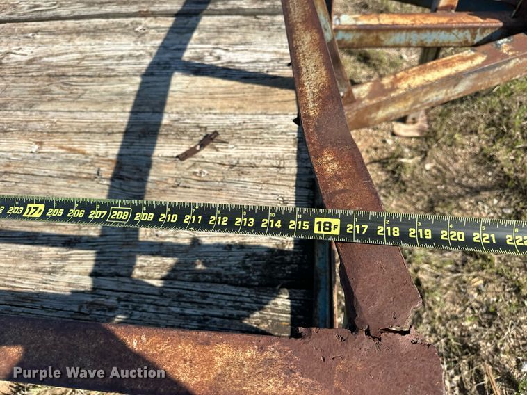 image for item LM9985 Shop built  utility trailer