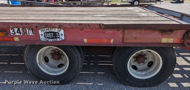 image for item LM9987 1981 Belshe  equipment trailer