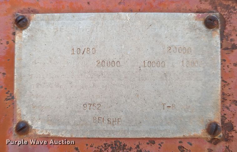 image for item LM9987 1981 Belshe  equipment trailer