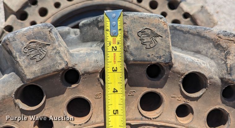 image for item LM9996 (4) McLaren 33x12-16 solid tires and wheels