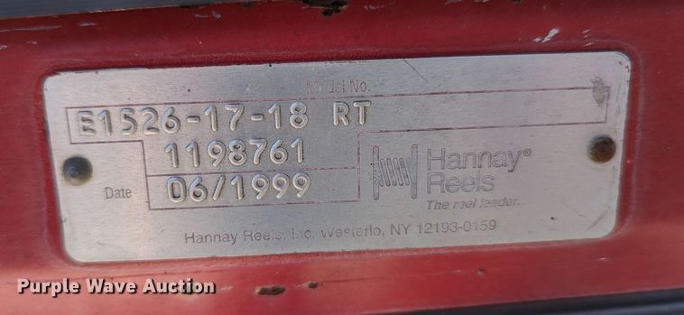 image for item LM9999 Hannay E1526-17-18RT  hose reel