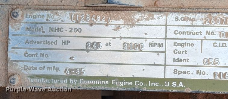 image for item LN9002 1985 Am General M929  dump truck