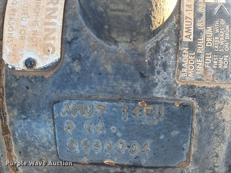 image for item LN9006 2007 Landoll 410-50  tilt deck equipment trailer