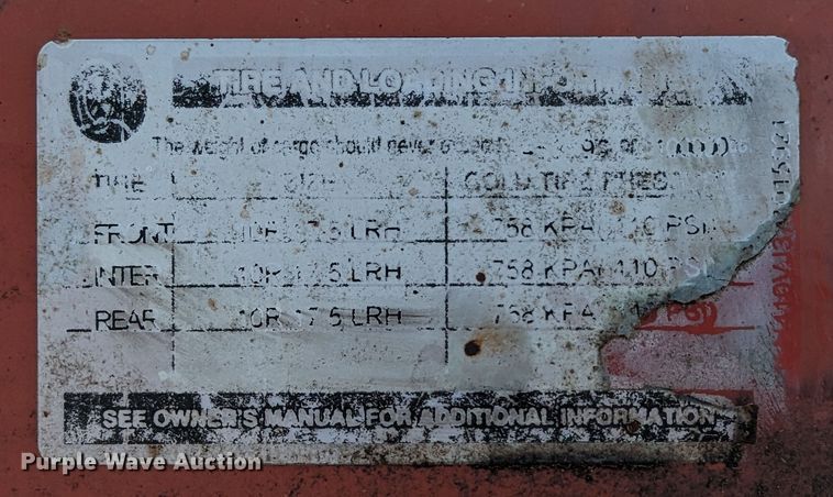 image for item LN9006 2007 Landoll 410-50  tilt deck equipment trailer