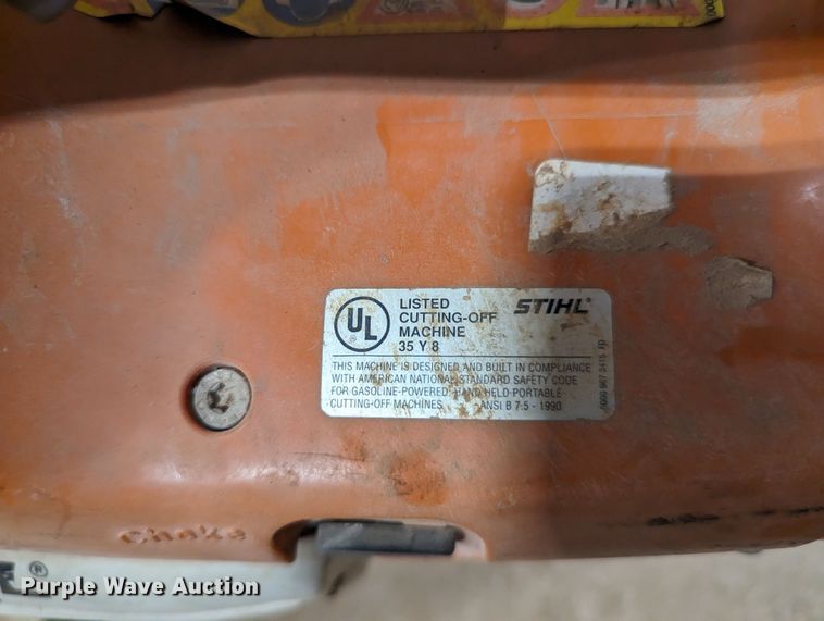 image for item LN9012 Stihl TS400  cut-off saw