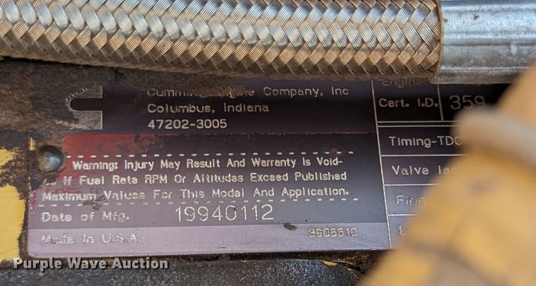 image for item LN9015 1994 Gradall XL4100  wheeled excavator