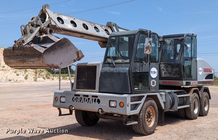 image for item LN9018 2007 Gradall XL4100 II  wheeled excavator
