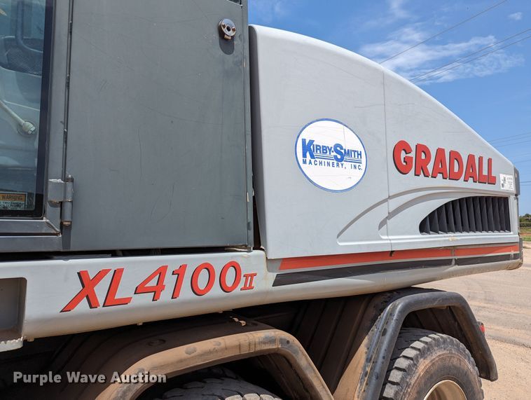 image for item LN9018 2007 Gradall XL4100 II  wheeled excavator