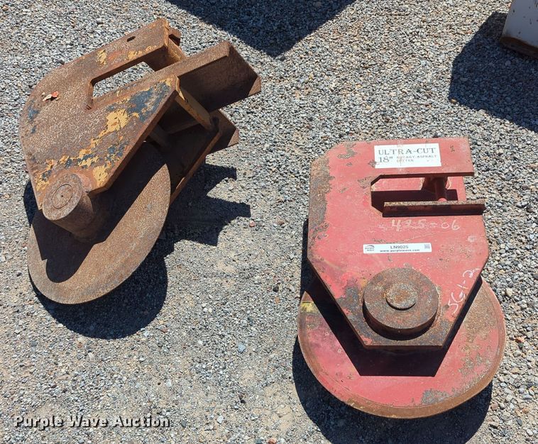 image for item LN9025 (2) Ultra-Cut 18" asphalt cutters