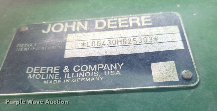 image for item LS9637 2010 John  Deere 6430 Premium  MFWD tractor