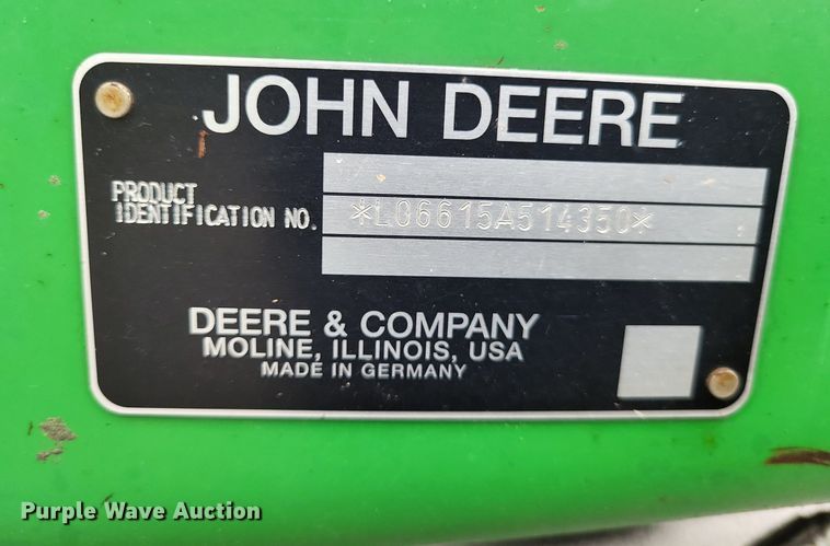 image for item LS9640 John Deere 6615  tractor