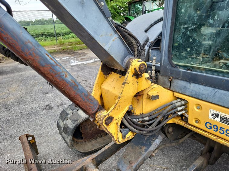 image for item LS9642 2008 John Deere 50D  mini excavator
