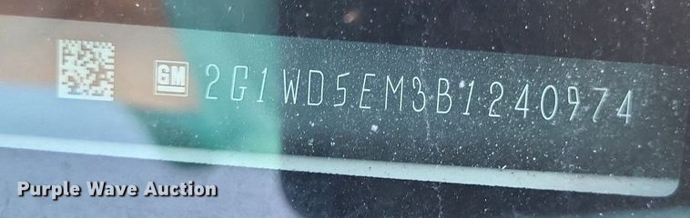 image for item LS9643 2011 Chevrolet Impala Police Cruiser